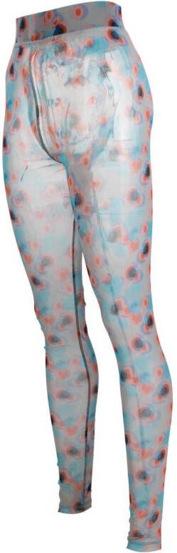 Henrik Vibskov Panty met abstracte print Blauw