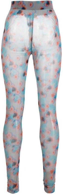 Henrik Vibskov Panty met abstracte print Blauw