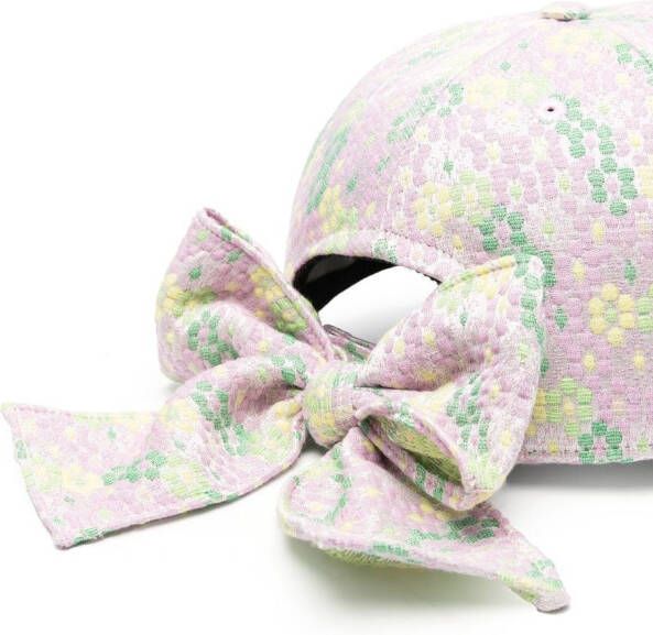 Henrik Vibskov Pet met bloemen jacquard Paars