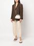 Hereu Bombon leren crossbodytas Beige - Thumbnail 2