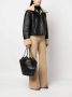 Hereu Callela leren shopper Zwart - Thumbnail 2
