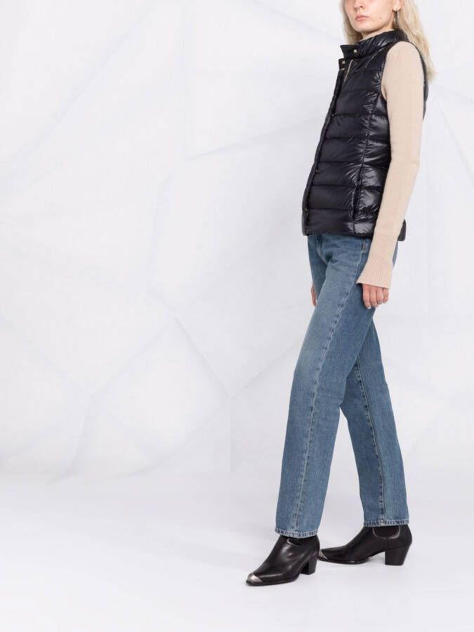 Herno Bodywarmer met rits Zwart