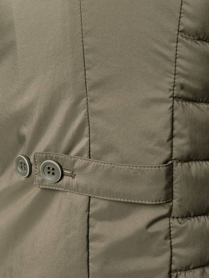 Herno Bodywarmer met V-hals Groen