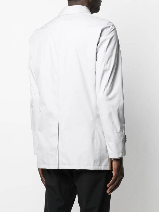 Herno Button-up shirtjack Beige