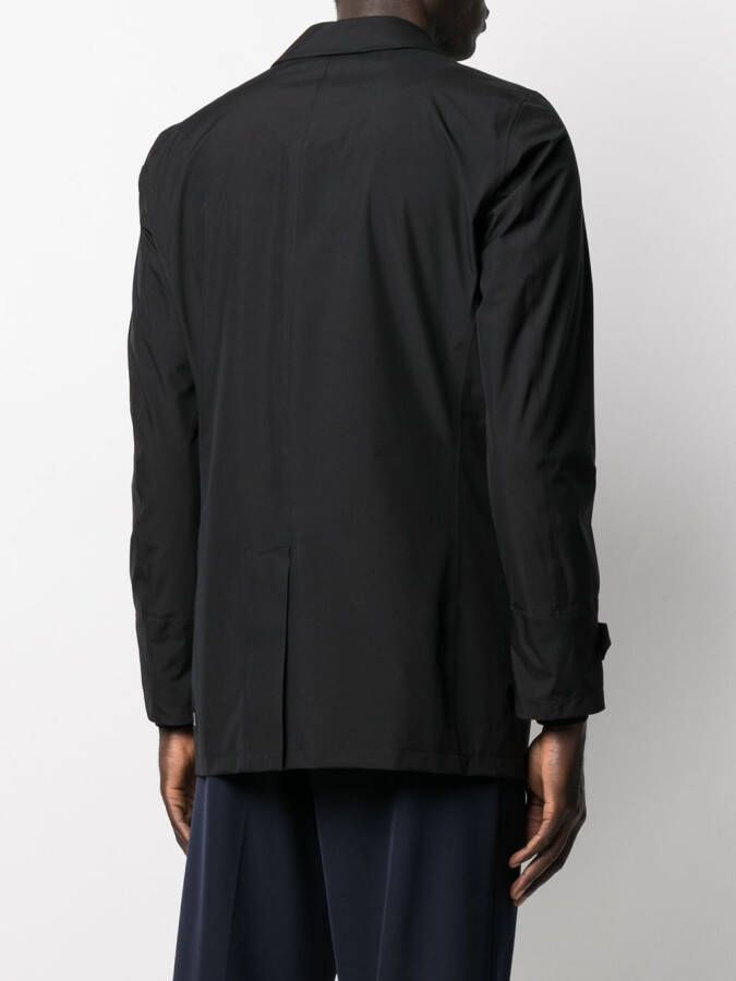 Herno Button-up shirtjack Zwart