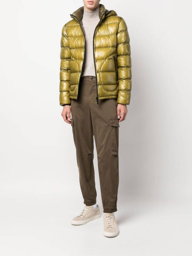 Herno Donsjack met capuchon Groen