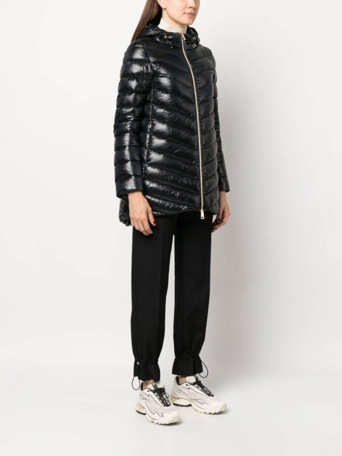 Herno Donsjack met capuchon Zwart