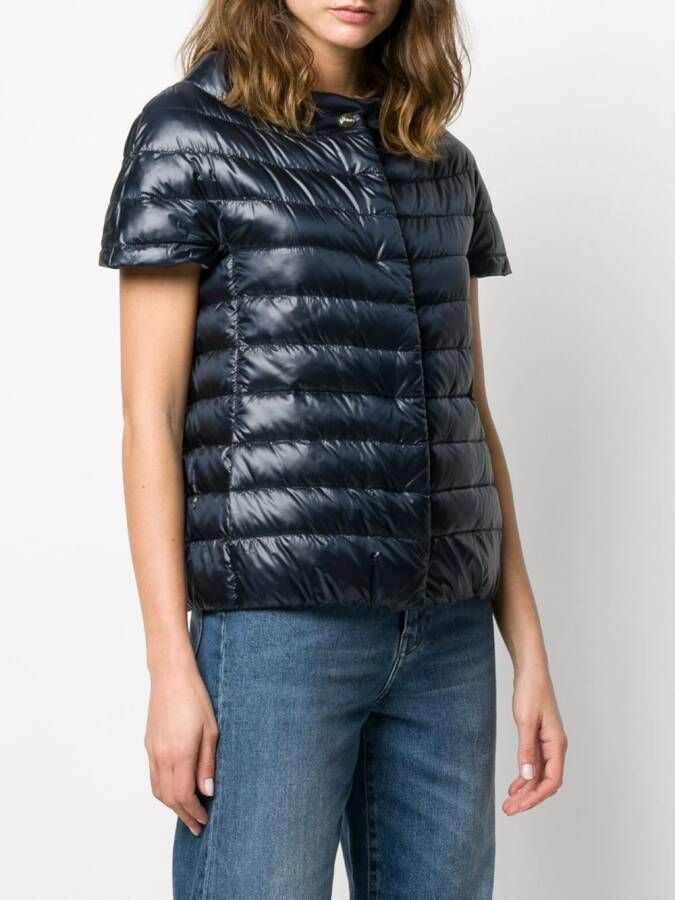 Herno Donsjack met korte mouwen Blauw