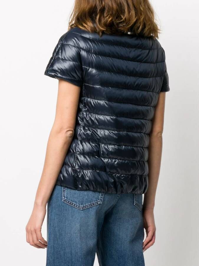 Herno Donsjack met korte mouwen Blauw