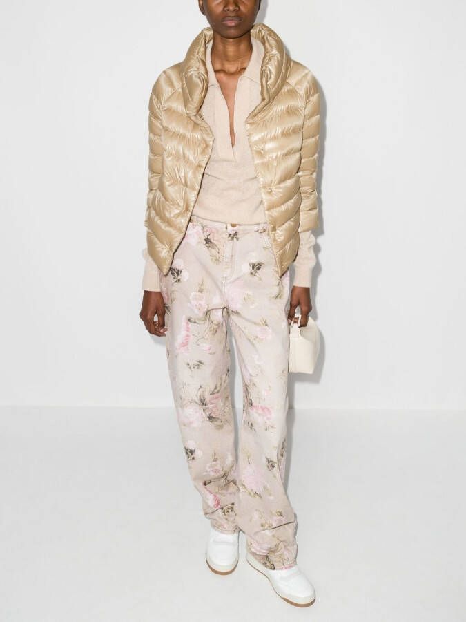 Herno Gewatteerd donsjack Beige