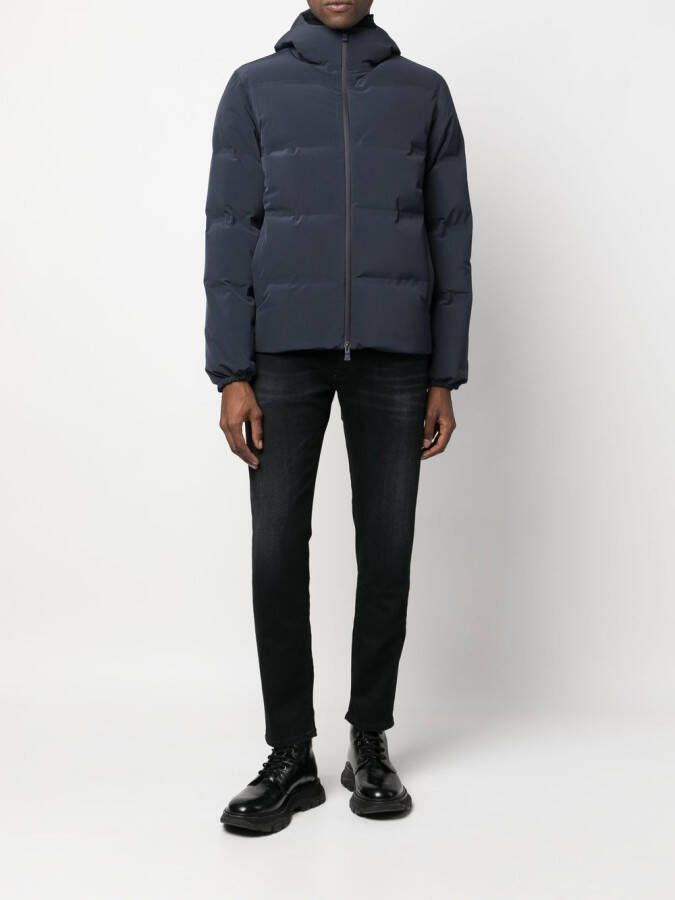 Herno Gewatteerd donsjack Blauw