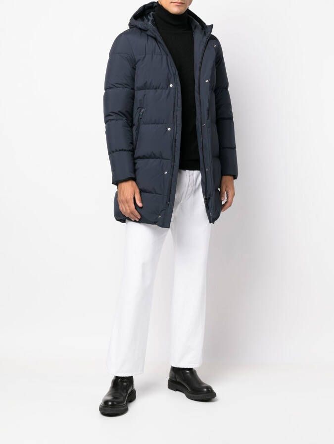 Herno Gewatteerd donsjack Blauw