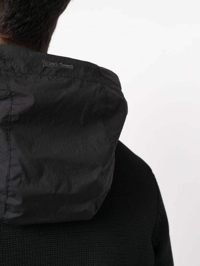 Herno Gewatteerd donsjack Zwart