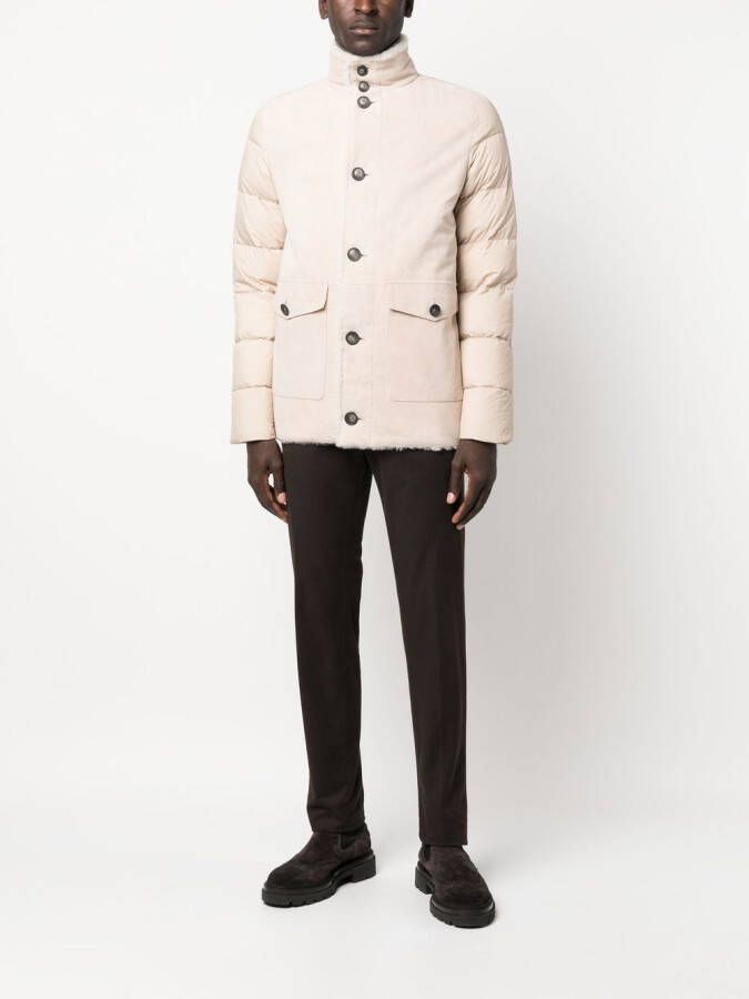 Herno Gewatteerd jack Beige