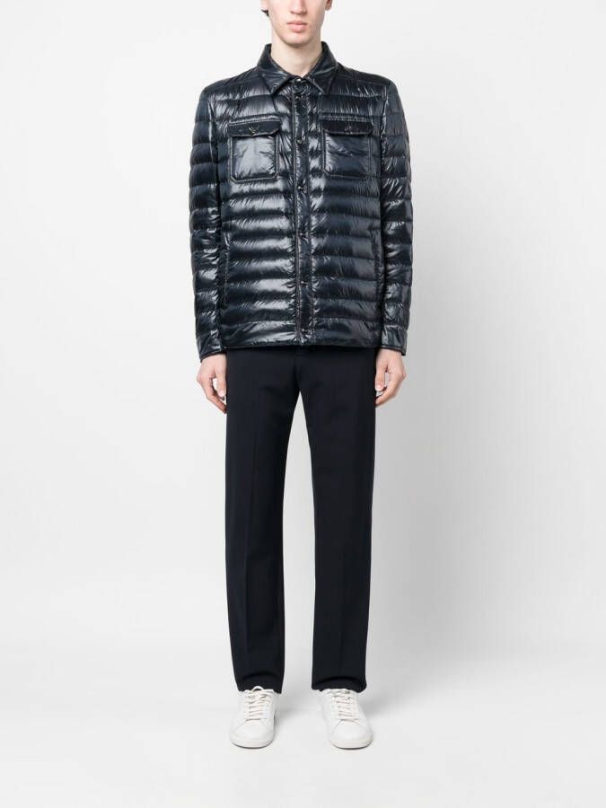 Herno Gewatteerd jack Blauw
