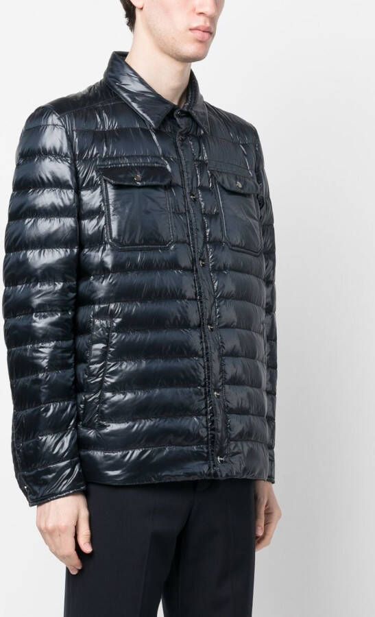 Herno Gewatteerd jack Blauw