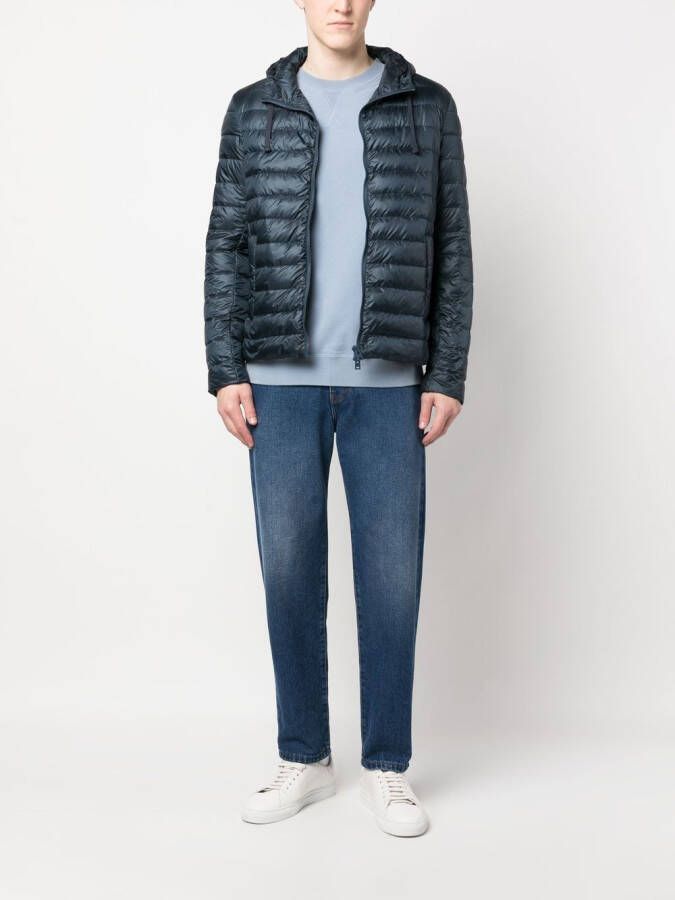 Herno Gewatteerd jack Blauw