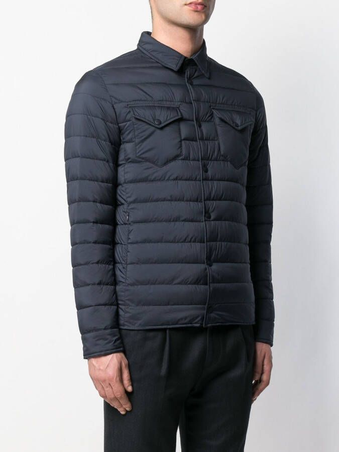 Herno Gewatteerd jack Blauw