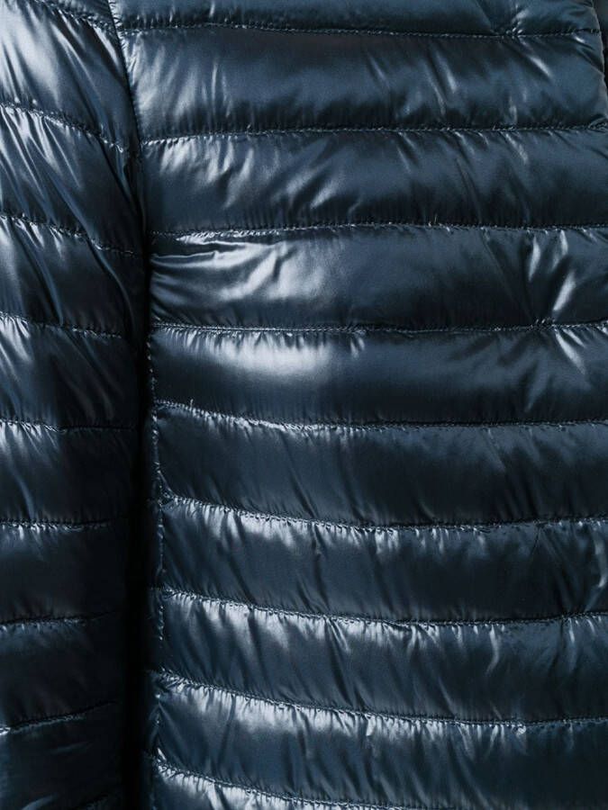 Herno gewatteerd jack met trechterhals Blauw