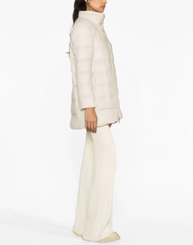 Herno Gewatteerde jas Beige