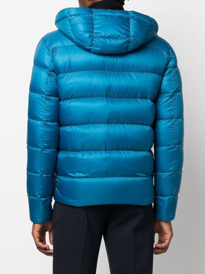 Herno Globe jack met capuchon Blauw