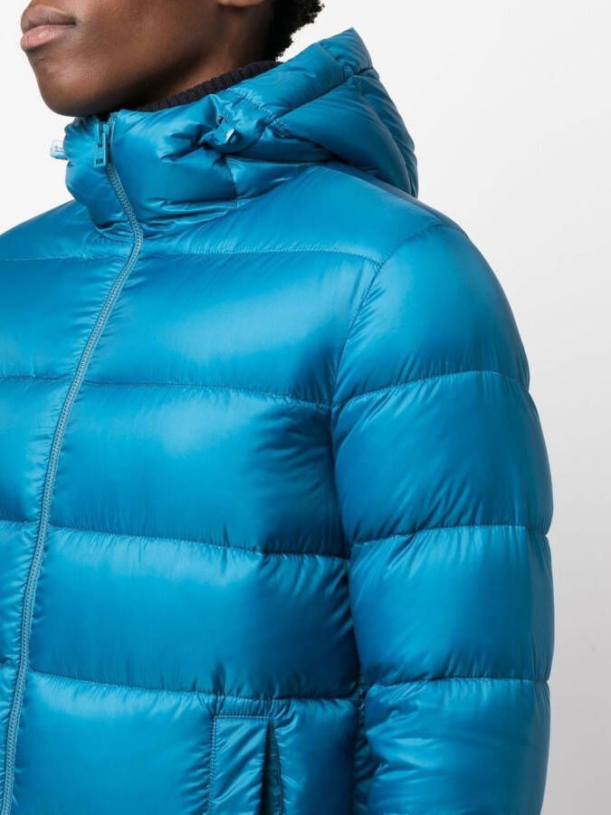 Herno Globe jack met capuchon Blauw