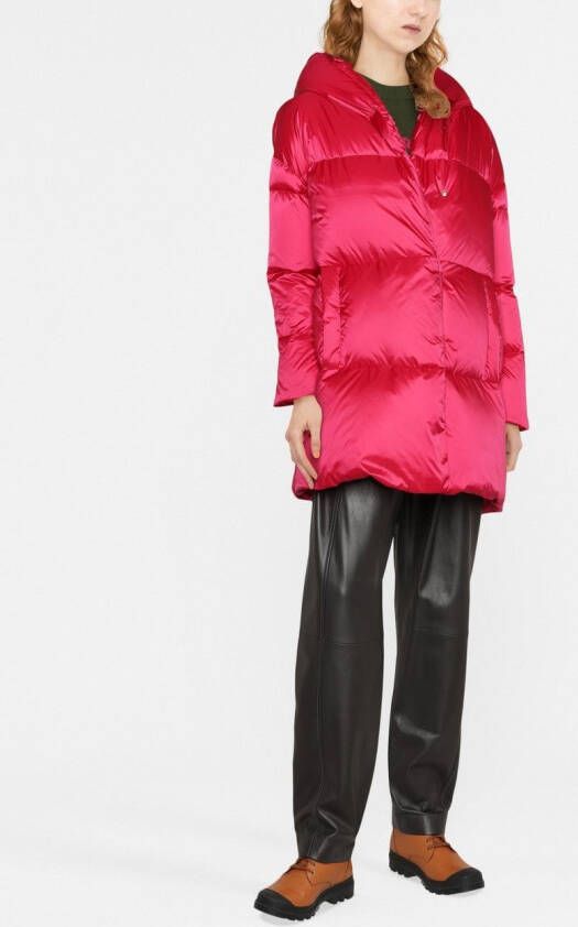Herno Satijnen jas Roze