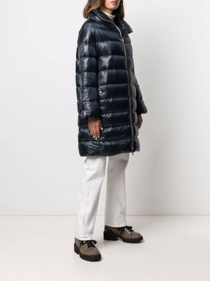Herno Halflange donsjas Blauw