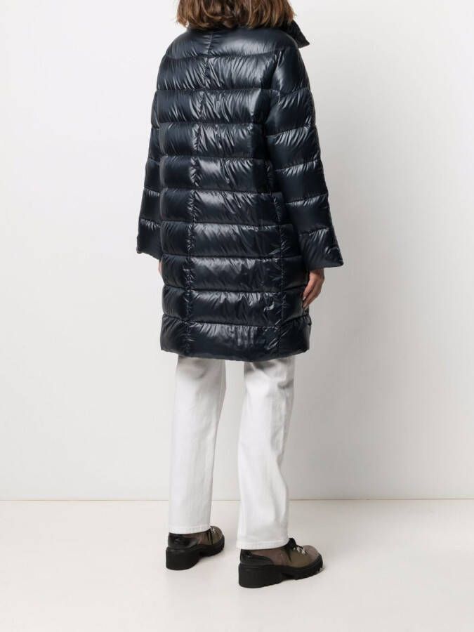 Herno Halflange donsjas Blauw