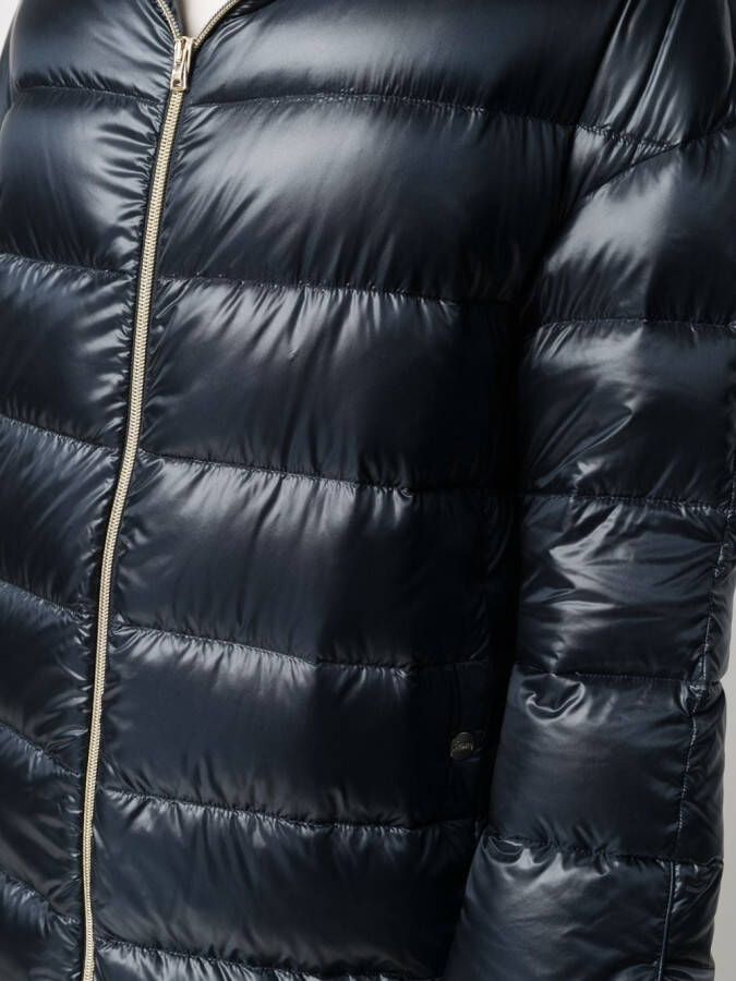 Herno Halflange donsjas Blauw