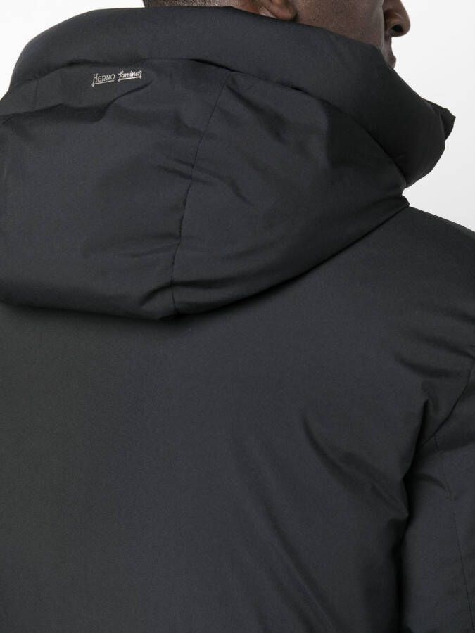 Herno Donsjack met capuchon Zwart