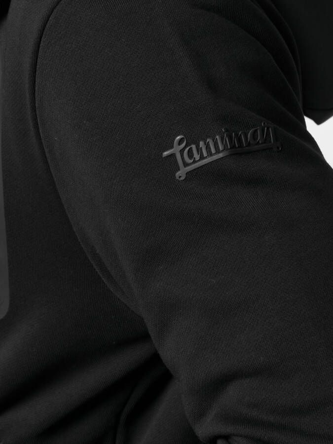 Herno Hoodie met rits Zwart