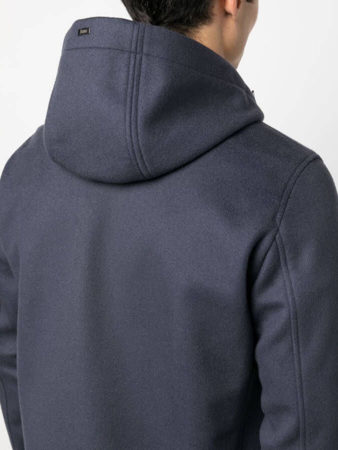 Herno Jas met capuchon Blauw