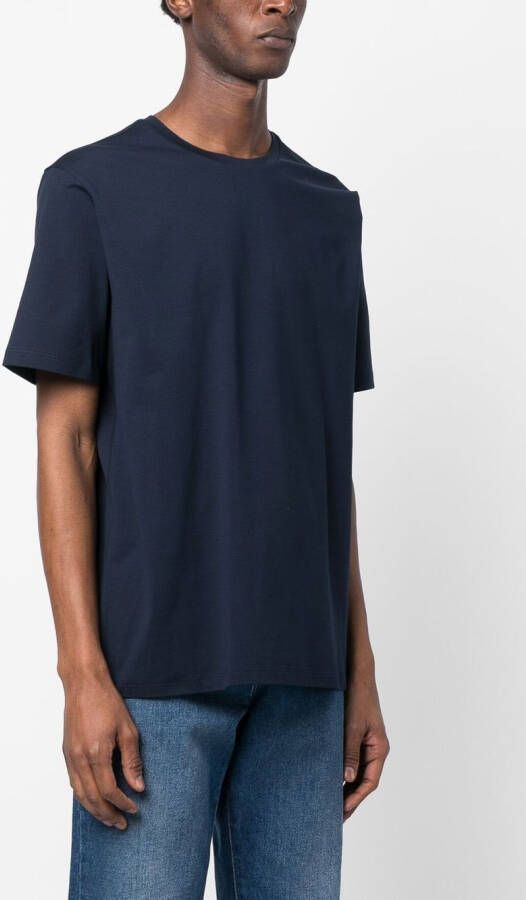 Herno Katoenen T-shirt Blauw