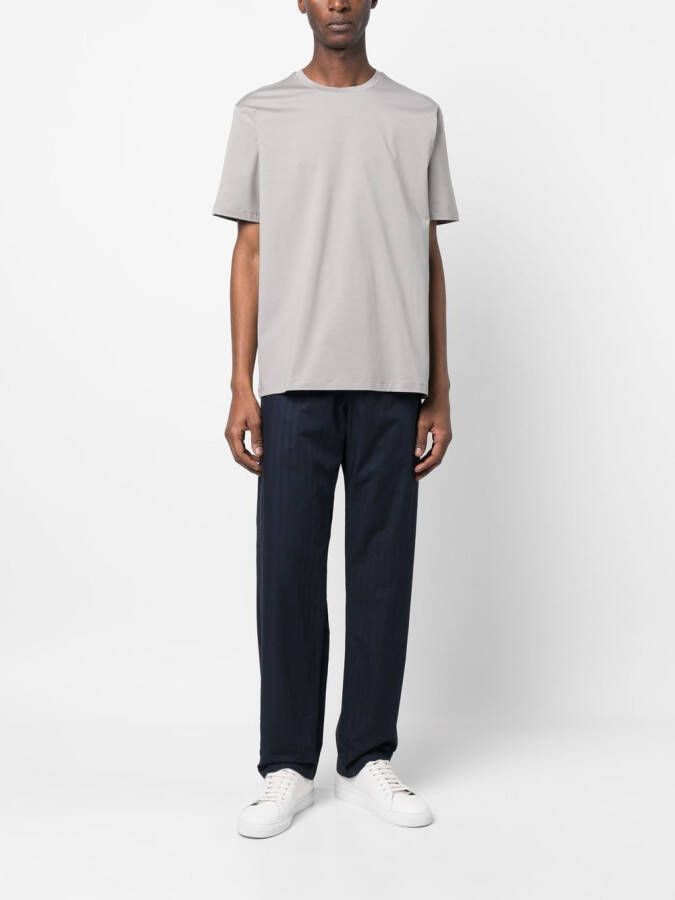 Herno Katoenen T-shirt Grijs