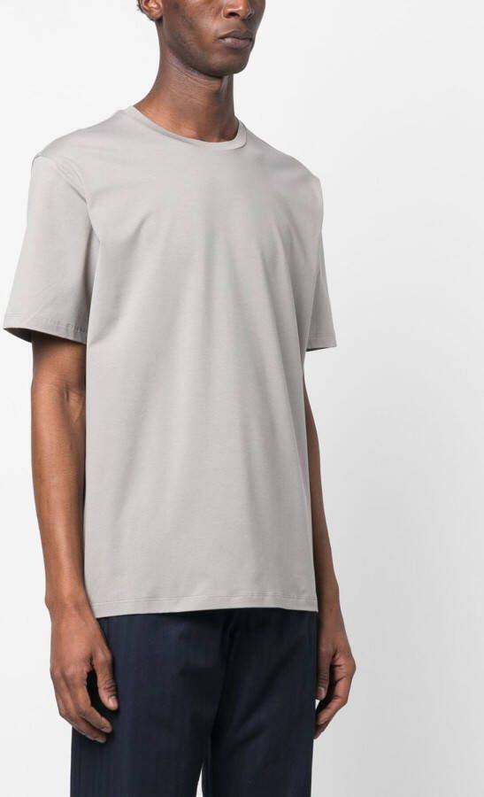 Herno Katoenen T-shirt Grijs