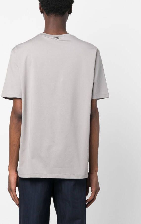 Herno Katoenen T-shirt Grijs