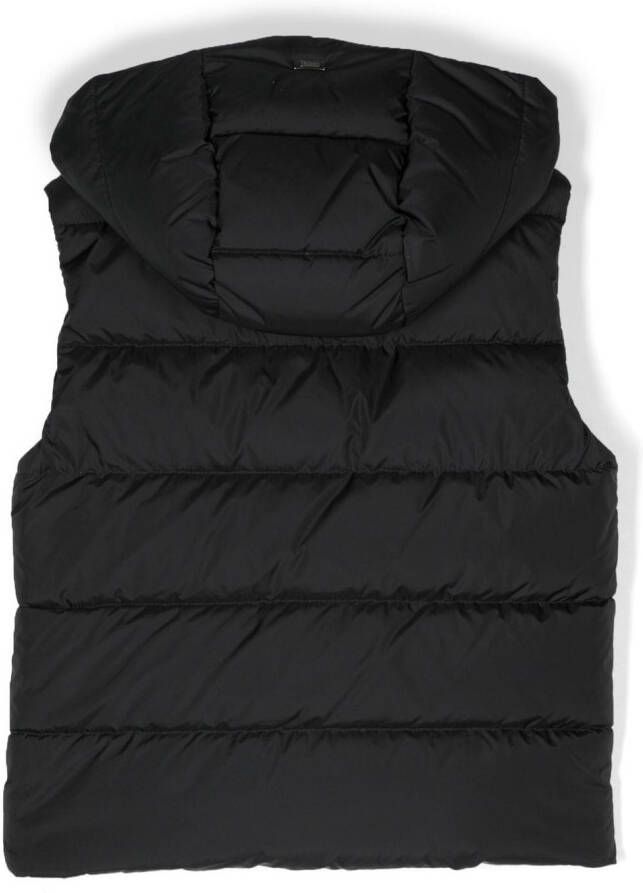 Herno Kids Gewatteerde bodywarmer Zwart