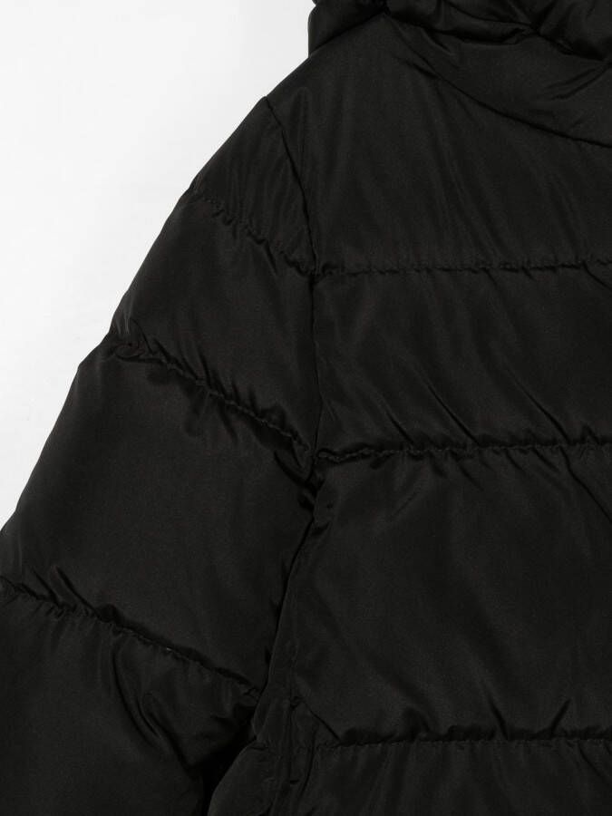Herno Kids Donsjas met capuchon Zwart