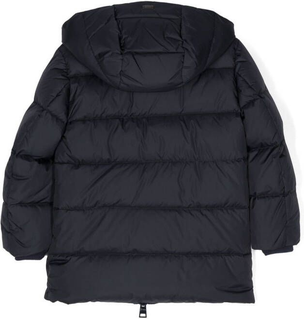 Herno Kids Donsjas met capuchon Blauw