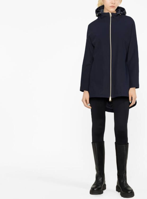 Herno Parka met capuchon Blauw