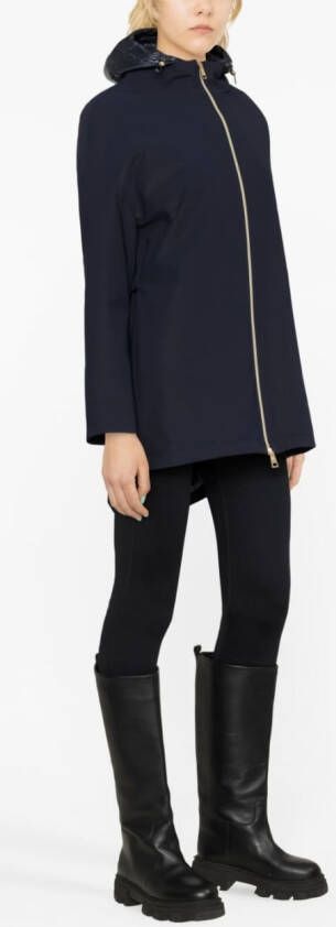 Herno Parka met capuchon Blauw