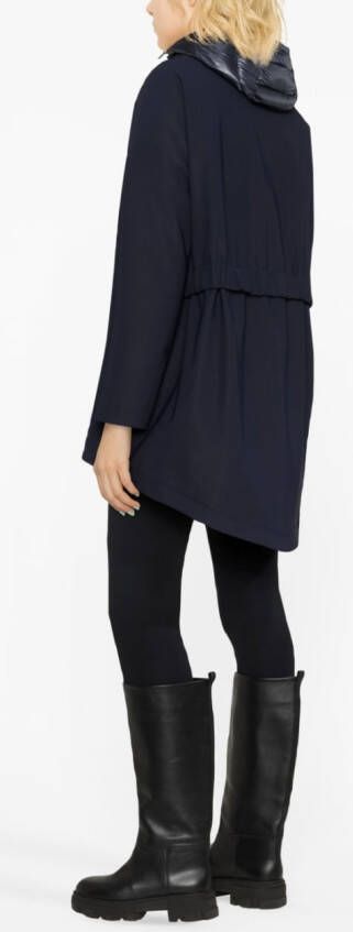 Herno Parka met capuchon Blauw
