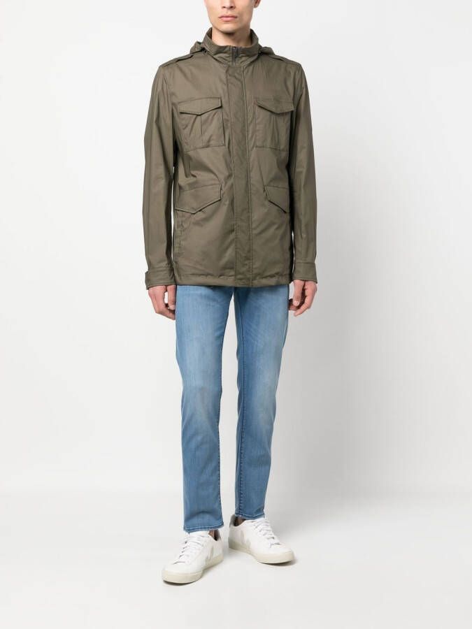 Herno Jack met capuchon Groen