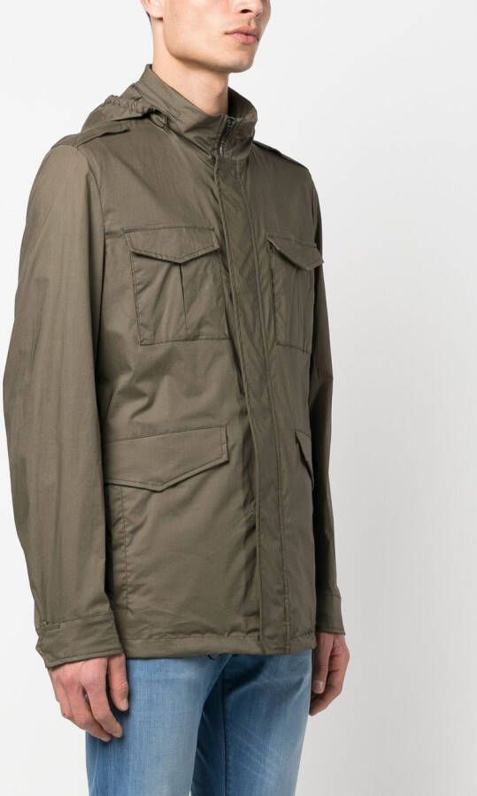 Herno Jack met capuchon Groen