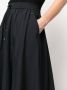 Herno Maxi-rok met trekkoordtaille Zwart - Thumbnail 5