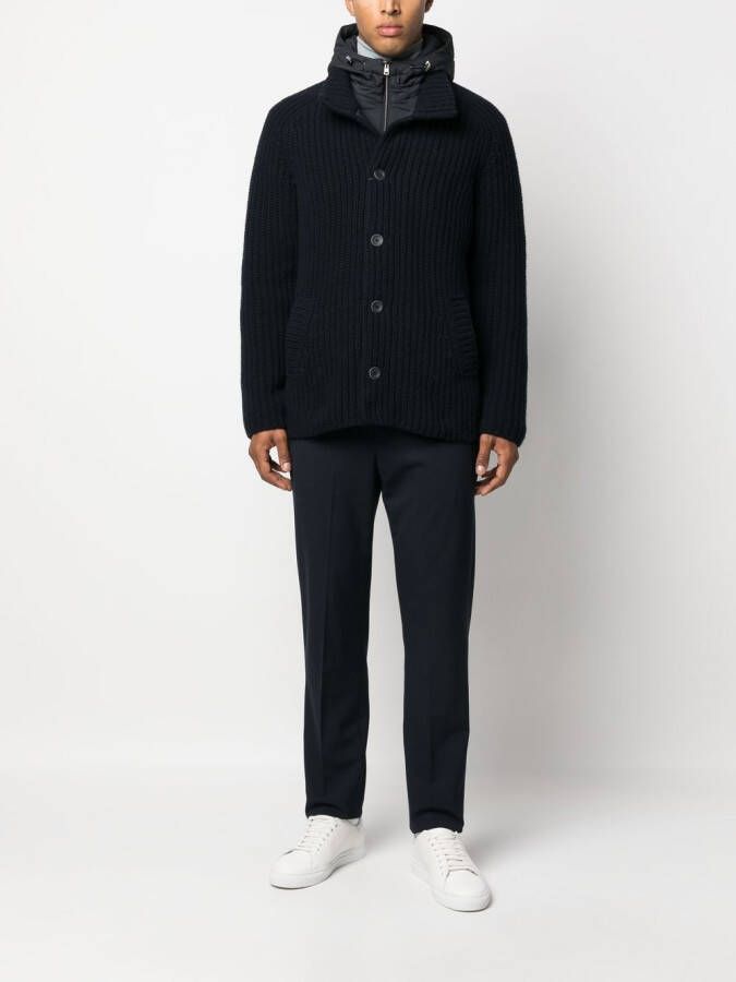 Herno Gewatteerd jack Blauw