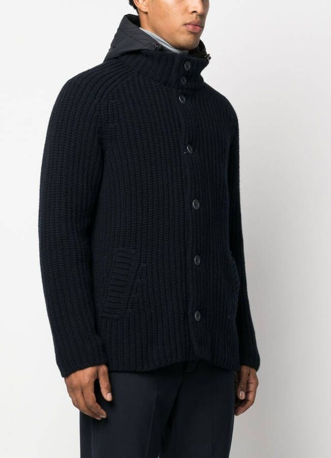 Herno Gewatteerd jack Blauw