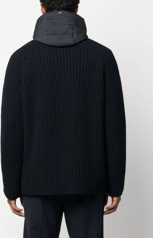 Herno Gewatteerd jack Blauw