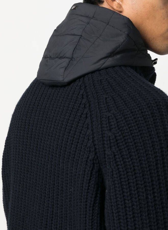 Herno Gewatteerd jack Blauw